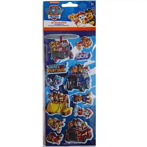 Paw Patrol Stickers 1 Bubble & 2 Fun Sticker Sheets