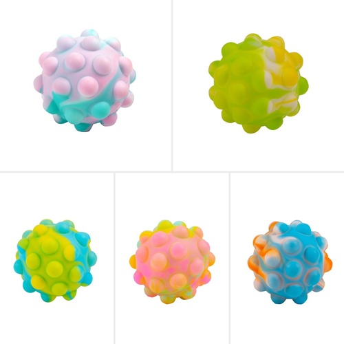 Sensory Pop Ball One Supplied Assorted Colours 11003