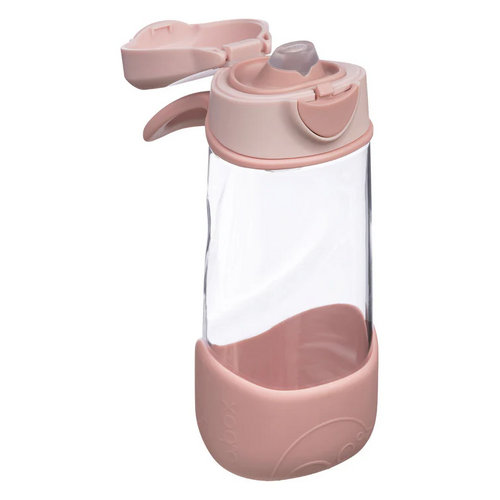 b.box Sport Spout 450ml Drink Bottle Assorted Colours [Colour: Blush Crush]