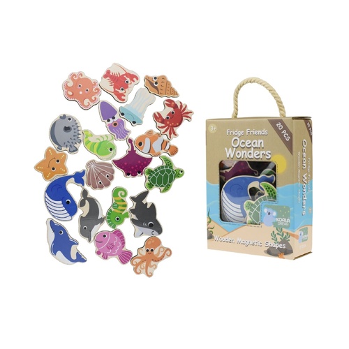 Fridge Friends Wooden Magnetic Shapes - Sea Creatures ET216