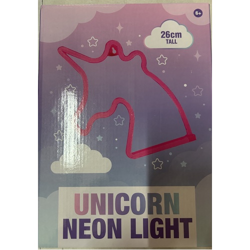 Bensons Unicorn Neon Light 26cm