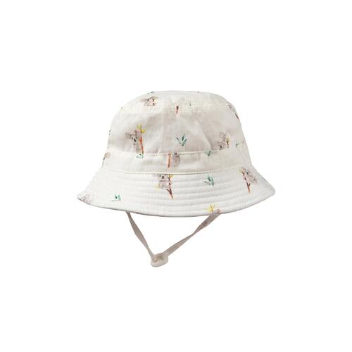 Indigo & Lellow Bucket Hat - Koala [Size: Large]