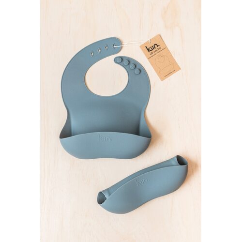 Kiin Silicone Bib (NEW) [Colour: Cloud]