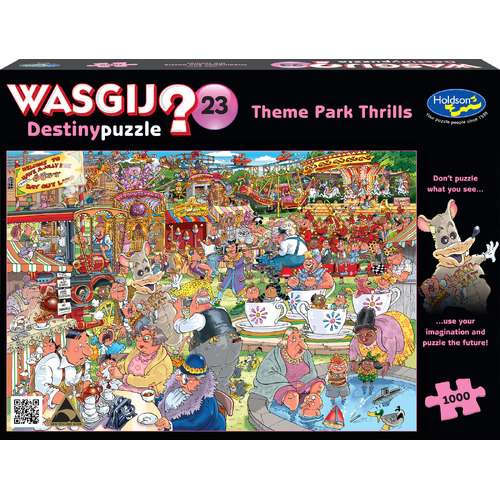 WASGIJ? #23 Destiny 1000pc Puzzle Theme Park Thrills HOL77419