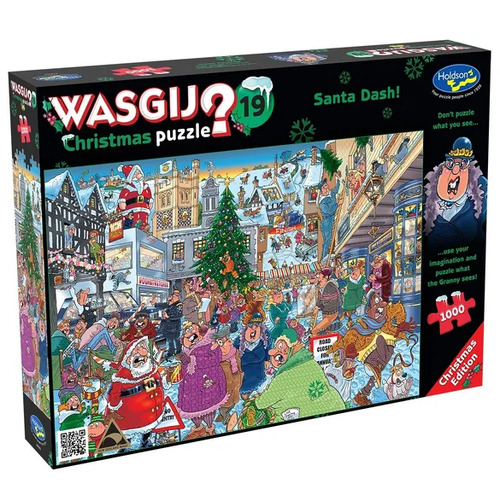 WASGIJ? Christmas 19 1000pc Puzzle Santa Dash! HOL77765