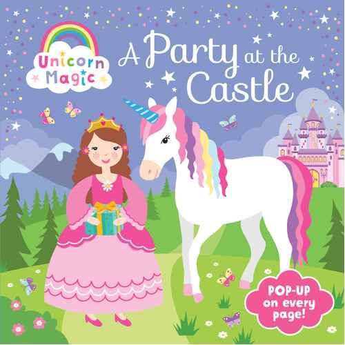 Lake Press Unicorn Magic A Party at the Castle Pop-Up Book 3376