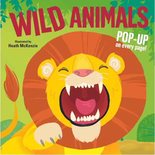 Lake Press Wild Animals Pop-Up Book 2347