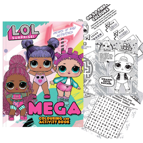 L.O.L. Surprise! Mega Colouring Book - Totally Awesome 3894