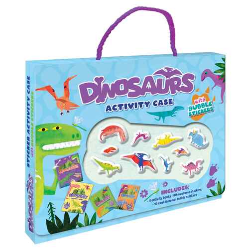 Lake Press Bubble Sticker Activity Case Vol.2 - Dinosaurs 5003