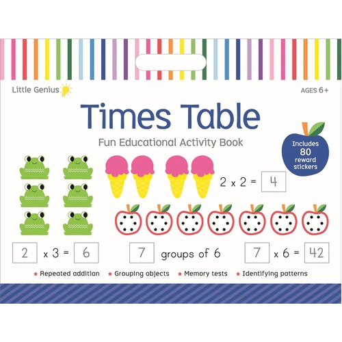 Little Genius Vol. 2 - Mega Activity Pad - Times Tables 25423