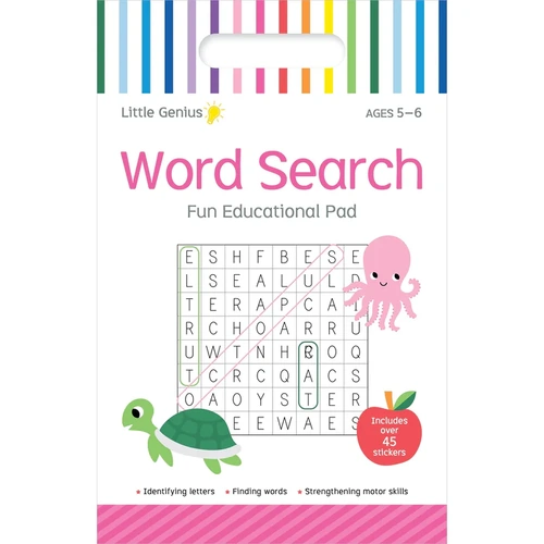 Little Genius Word Search Fun Educational Pad 27786