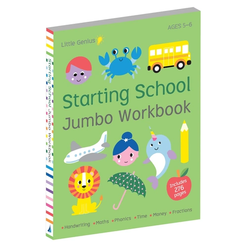 Little Genius Starting School Jumbo Workbook 28165