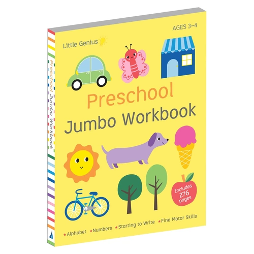 Little Genius Preschool Jumbo Workbook 28172