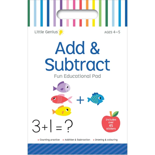 Little Genius Add & Subtract Fun Educational Pad 33206