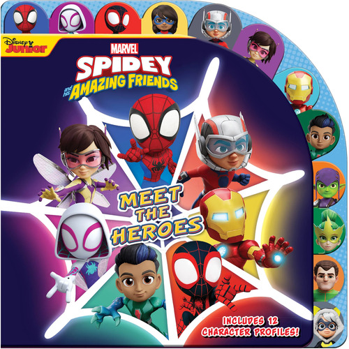 Marvel Spidey and his Amazing Friends - Meet the Heroes Tabbed Board Book 4548