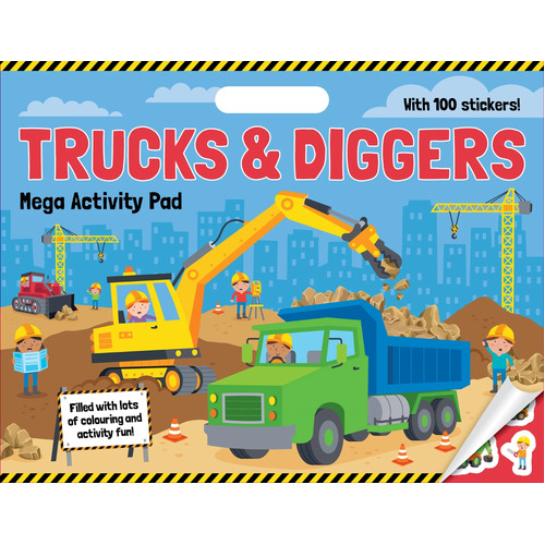 Mega Activity Pad - Trucks & Diggers 5132