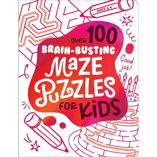 Lake Press Brain-Busting Puzzles for Kids - Maze Puzzles 5453