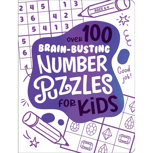 Lake Press Brain-Busting Puzzles for Kids - Number Puzzles 5460