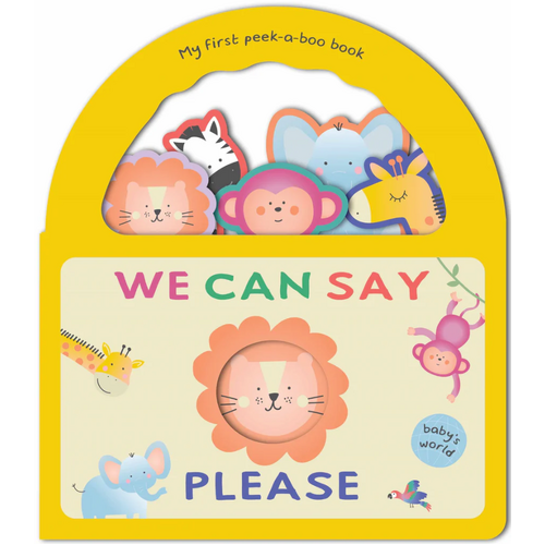 Lake Press Peek-a-Boo Handle Book - We Can Say Please 5781