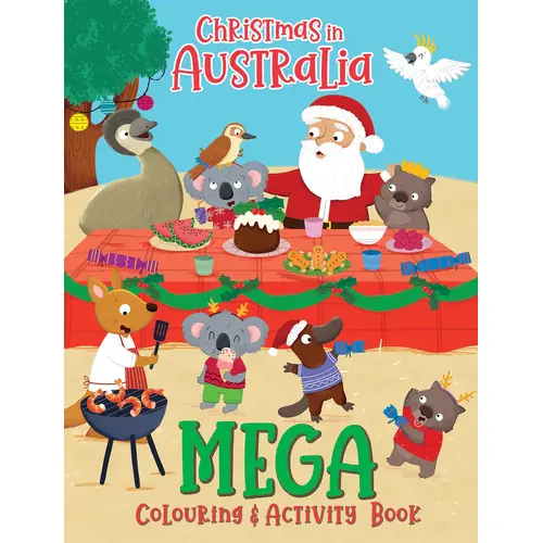 Lake Press Christmas in Australia MEGA Colouring & Activity Book 5965