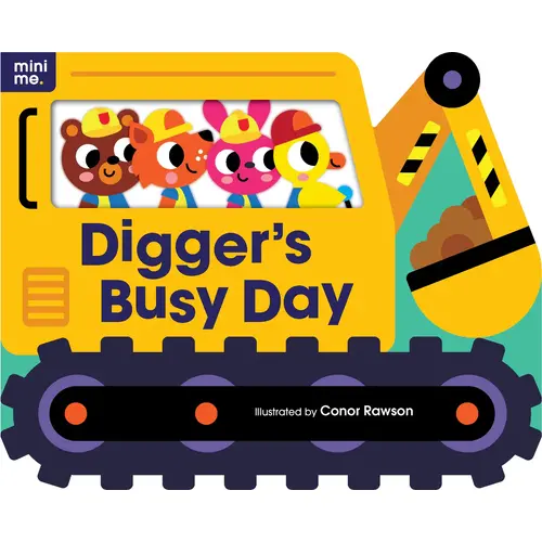 Lake Press Mini Me - Shaped Board Book - Digger's Busy Day 7235