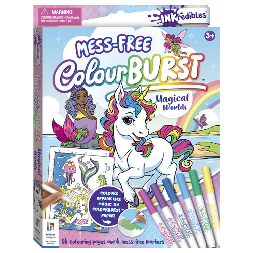 INKredibles Colour Burst Activity Pack Magical Worlds