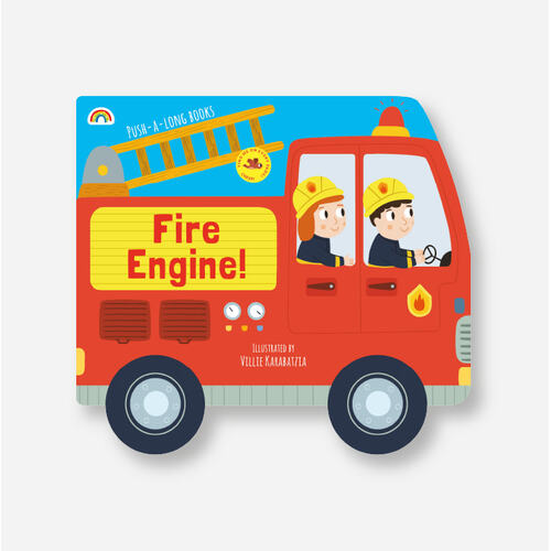 Really Decent Books Push-A-Long Fire Engine Book 403798