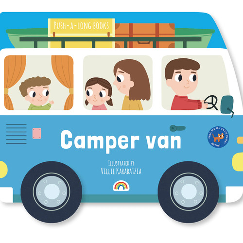 Really Decent Books Push-A-Long Camper Van Book 403800