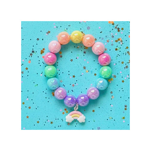 Sweet As Sugar Beaded Bracelet - Rainbow Princess B06