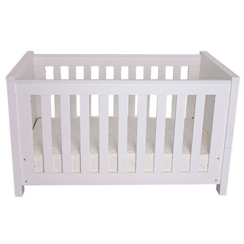 Love n Care Bordeaux Cot White with Bamboo Mattress 1310 x 760 x 130mm