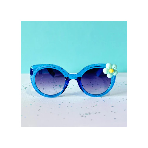 Sweet As Sugar Sunglasses Blue Flower F02