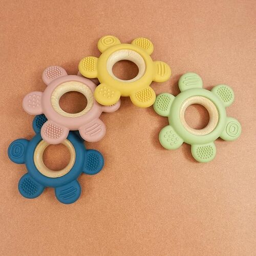 Honeysuckle. Flower Baby Silicone Teether