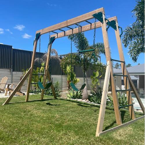 Lifespan Daintree 2-in-1 Monkey Bars & Swing Set