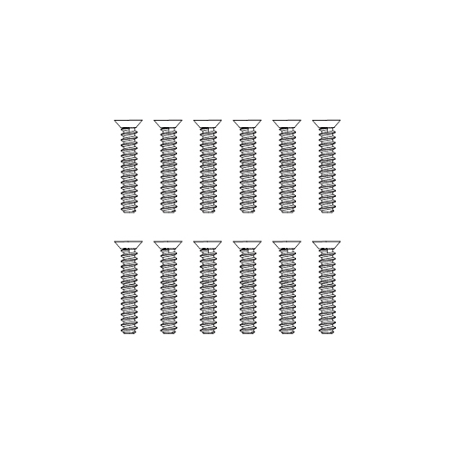 MJX Countersunk Flat Head Screws (12pcs) [M23124]