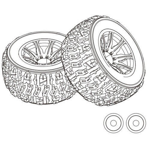 MJX 14210 Tire (2Pcs) MJXS-14300E1