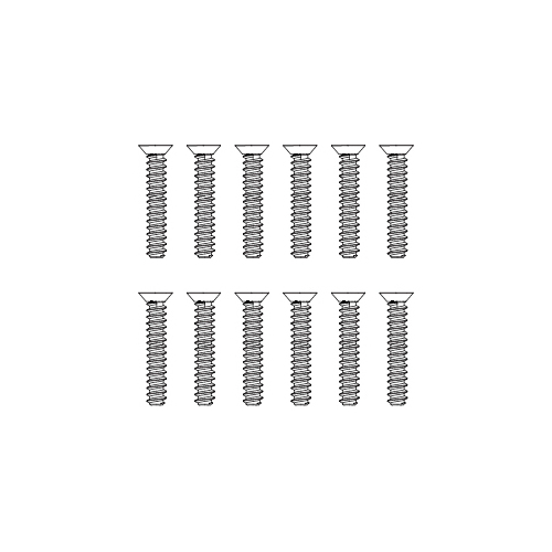 MJX Countersunk Flat Head Screws (12pcs) [M26125]