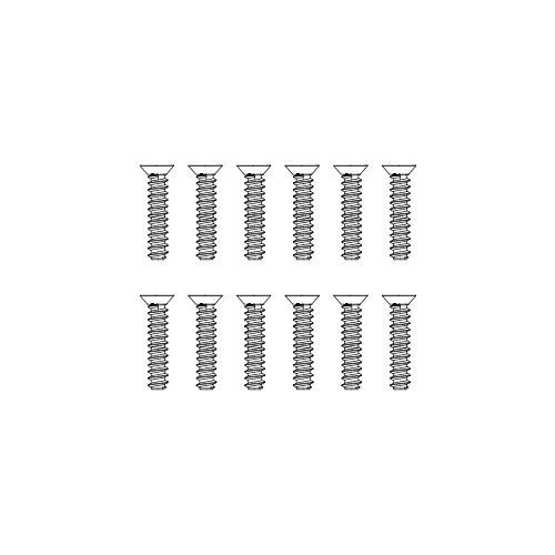 MJX Countersunk Flat Head Screws (12pcs) [M26945]